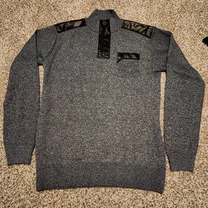 Gray and black Men's Red Ape sweater size XL